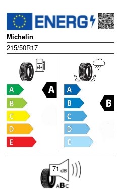 Michelin XL E PRIMACY (A-B-B[71]) 215/50 R17 95W nyári gumi 2. kép